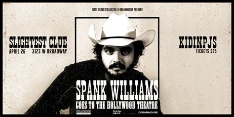 spank williams|Spank Williams Live .